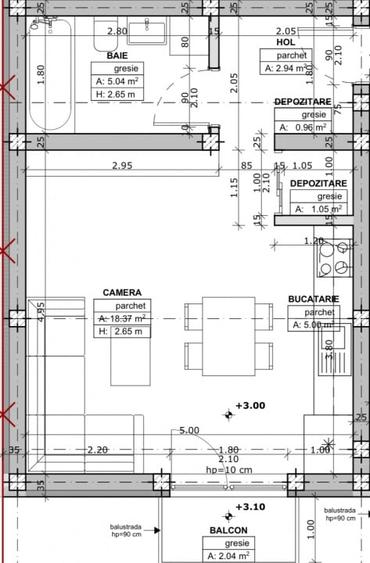 Direct Dezvoltator, Studio, Etaj 1 - 3