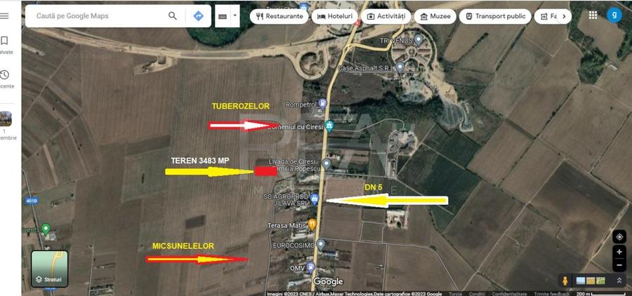 Teren 1 Decembrie - 3843mp - Livada cu Ciresi - 1