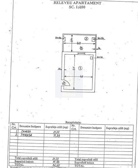 Garsoniera cu terasa de vanzare in *Piata Unirii* - 13