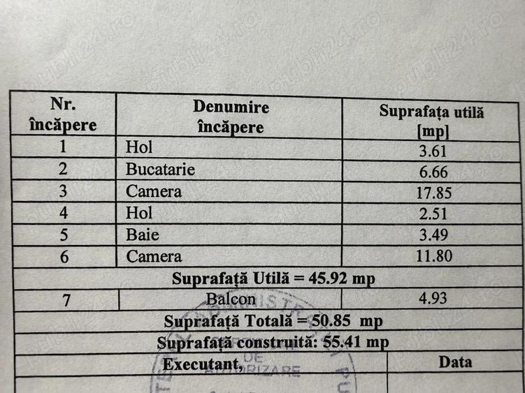 Vand apartament 2 camere in Piatra Neamt , et 1 10 , centru, Nemodernizat - 2