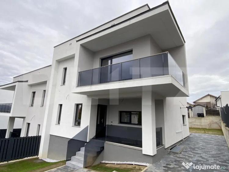 Duplex cu C.F. design contemporan, ansamblu privat, zona Aer - 1