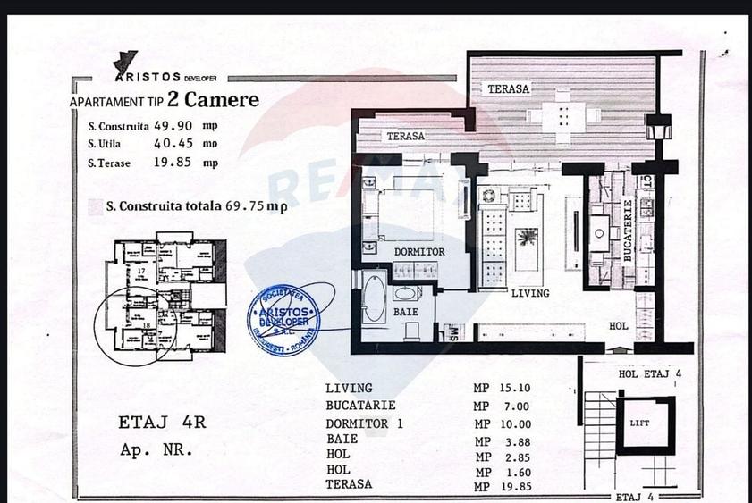 2 camere de vanzare, cochet, terasa mare Rahova-sos.Magurele, sector 5 - 18