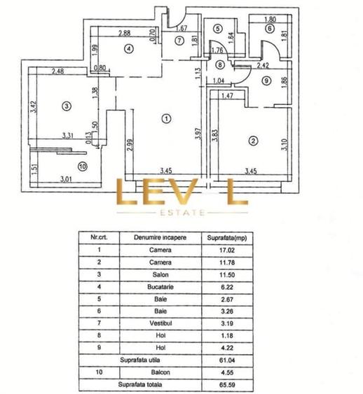 Apartament 2 camere + Birou de Vanzare | 2 Bai | Parcare inclusa - 14