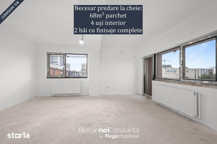 Apartament cu 3 camere decomandat în Tomis Plus