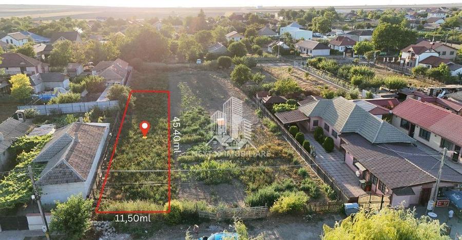 Teren intravilan 509mp, intre case, nivel max P+1E - 3