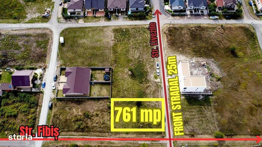 Parcela de vanzare - Str. Livezile (Mosnita Veche) colt cu Str. Fibis - 5