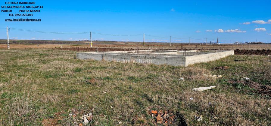 Teren cu fundatie si elevatie, Dumbrava Rosie