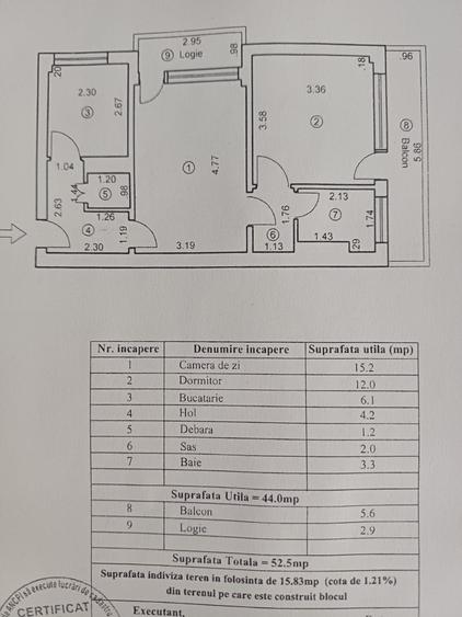 Vanzare 2 camere-Imobiliare MAXICONFORT - 1