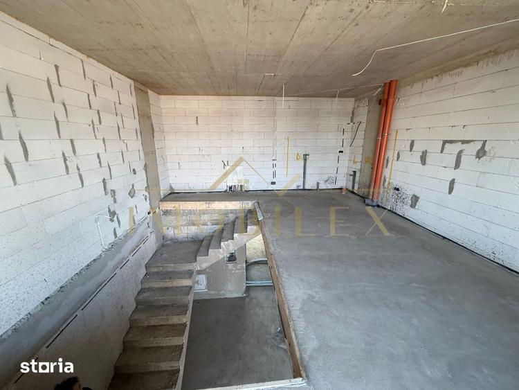 Apartament semifinisat 2 camere , 60mp, terasa, zona Sopor - 1