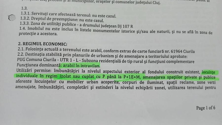 Vand teren 1.000 mp in Salicea zona preferata de iubitorii de natura - 1