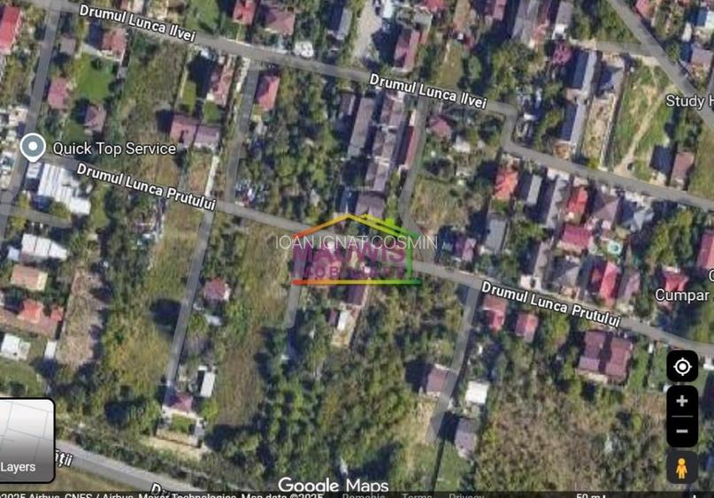 Vand teren 500 mp in zona Drumul Lunca Prutului, sector 3.