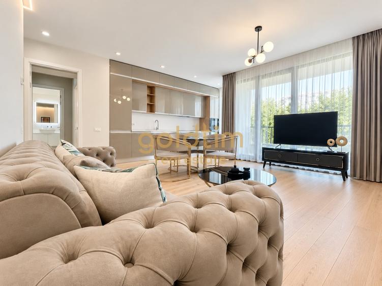 Apartament cu 2 camere decomandat, mobilat în Herăstrău