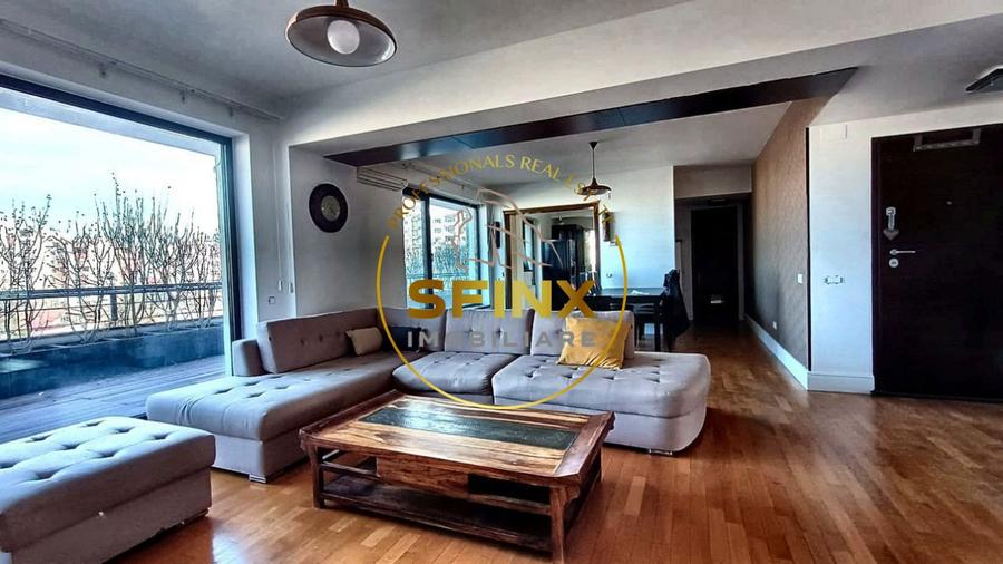 Domenii, penthouse inchiriere 4 camere, 128mp utili, terasa 80mp - 1