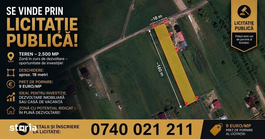 Teren intravilan 2.500 mp, Livezile - 2