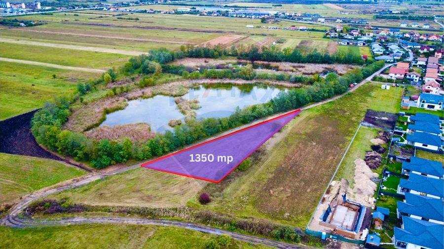 Teren intravilan 1350 mp – Jucu de Mijloc, lângă lac – ideal duplex - 2
