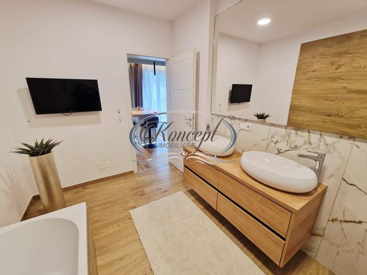 Apartament cu 2 camere semidecomandat, mobilat în Florești