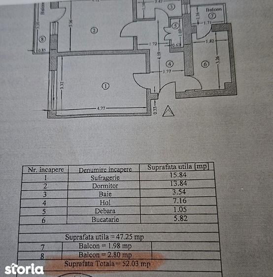 2 camere Negru Voda / Spitalul Militar , Decomandat / finisaje clasice - 9