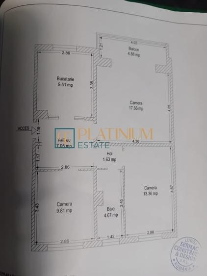 P4616 Apartament Decomandat cu 3 camere in zona Spitalul Judetean - 16