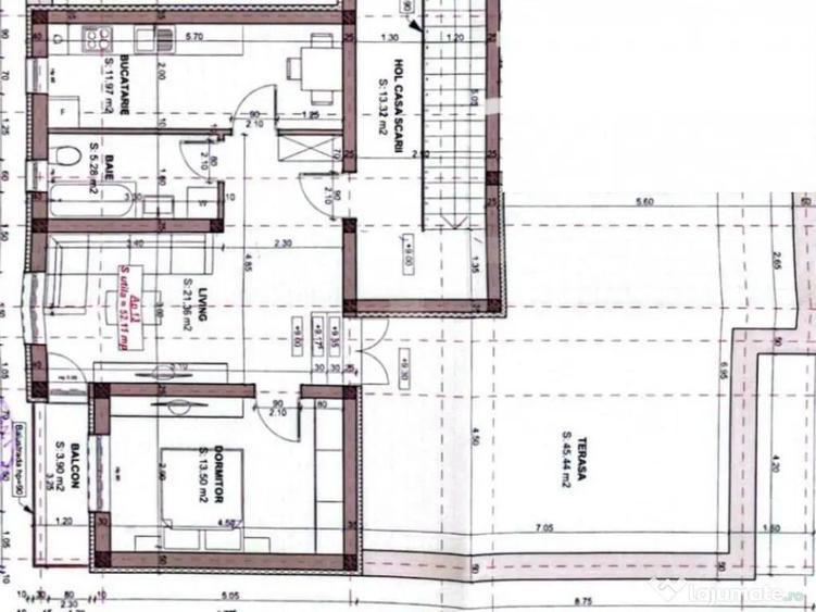 Apartament 2 camere Chisoda 52mp cu terasa MARE 45MP - 1