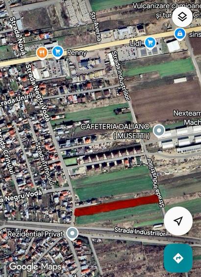 Teren intravilan cu dubla deschidere de 26 de metri !Branesti IF - 1