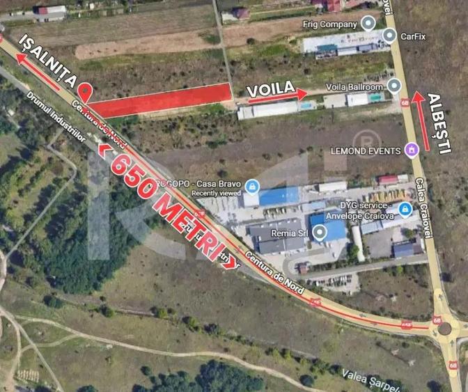 Teren Centura Nord | Giratoriu Albesti | INTRAVILAN | 39 / mp | 31 m front | - 1