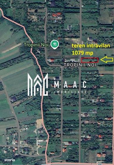 Teren intravilan 1079 mp zona Tropinii Noi Sibiu - 3