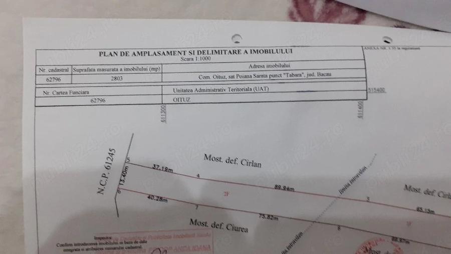 Casă cu 3 camere cu Teren 2800 Mp în Nord