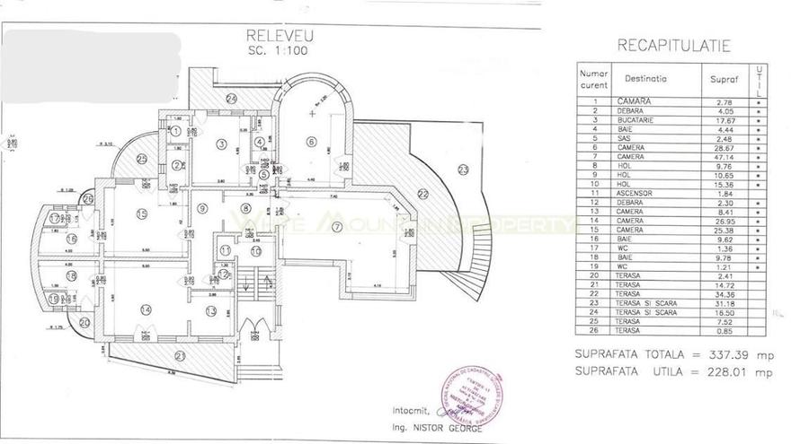 Apartament cu 4 camere în Băneasa