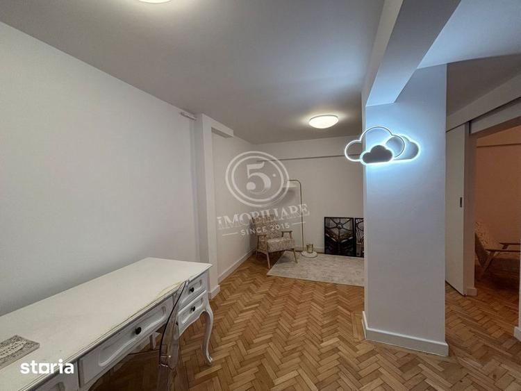 Apartament cu 3 camere semidecomandat, mobilat în Floreasca