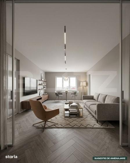 Apartament 2 camere, 48mp, etaj intermediar, balcon, parcare, VIVO - 8