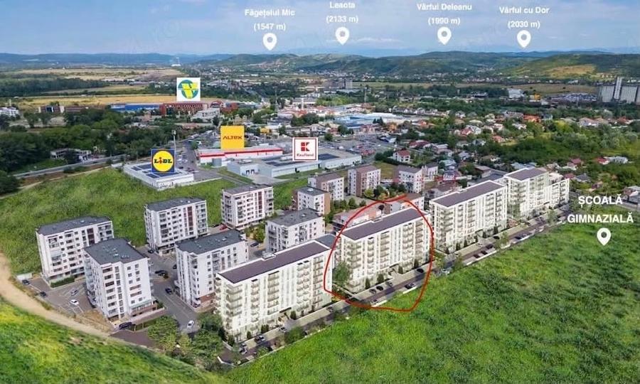 Apartament cu 2 camere decomandat în Central