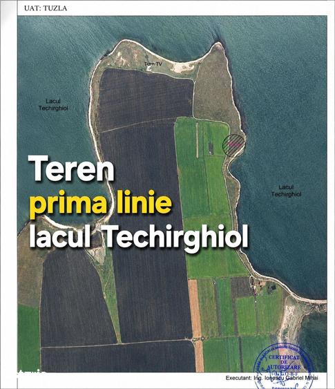 Exclusivitate Tuzla 1000 m2 intravilan pe malul lacului Techirghiol - 1