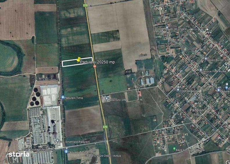 Teren de 20250 mp, în Pădureni