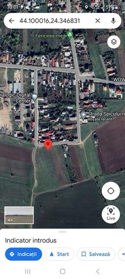 Teren de 3000 mp, în Central