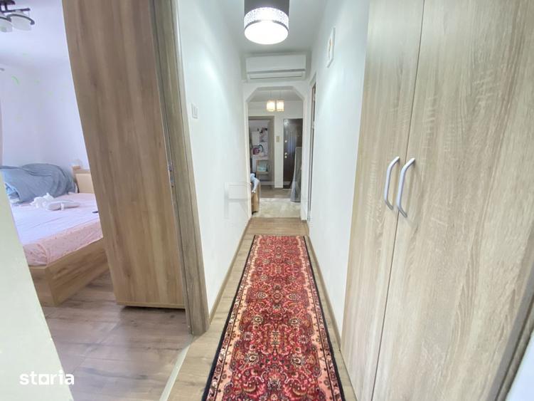 Apartament cu 3 camere decomandat, mobilat în Rahova