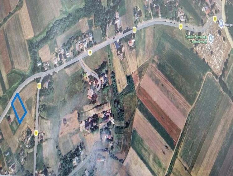 Teren de 2000 mp, în Stânca