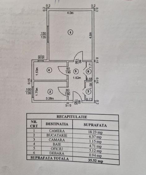 Garsonieră decomandată în Colentina