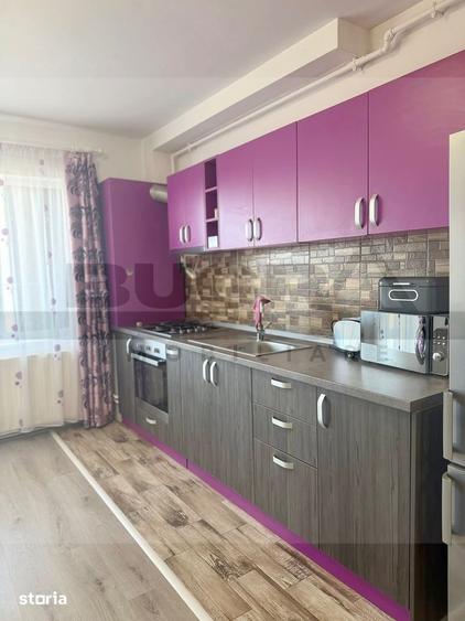 Apartament cu 2 camere semidecomandat, mobilat în Baciu