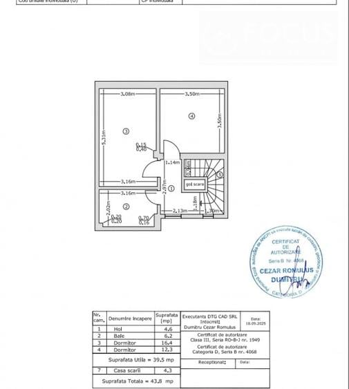 Duplex cu 5 camere cu Canalizare în Pipera