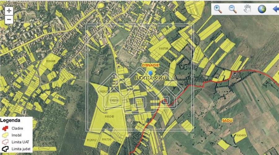 Teren agricol intravilan de 7267 mp, în Central