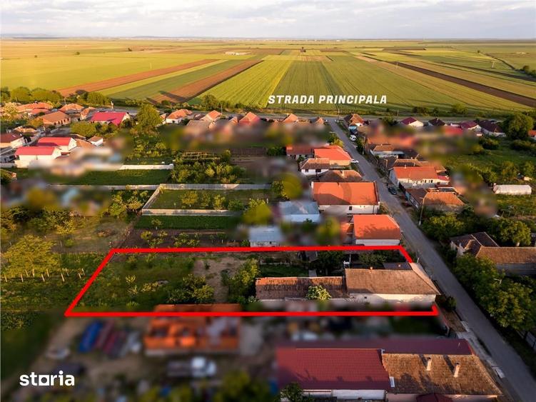 Casă cu 4 camere cu Teren 1440 Mp în Girișu de Criș