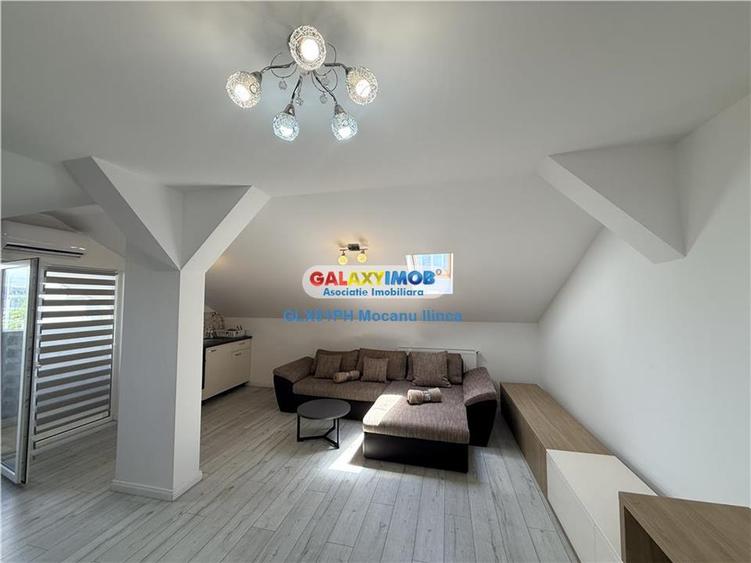 Apartament cu 2 camere semidecomandat, mobilat în Malu Roșu