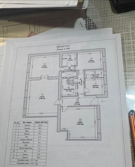 Apartament cu 4 camere, mobilat în P-ța Maria