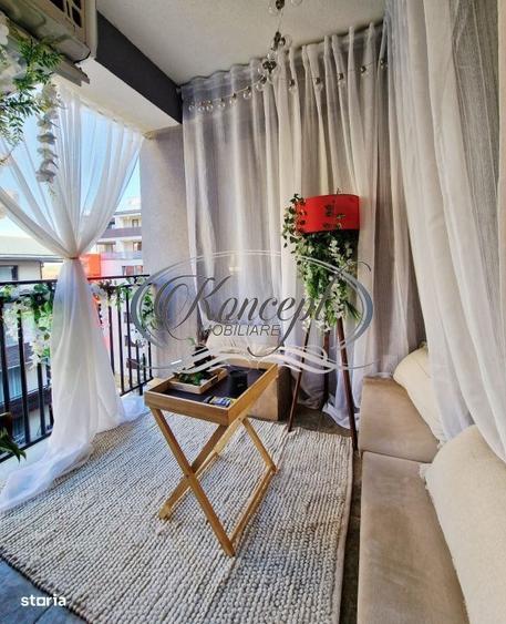Apartament cu 2 camere, mobilat în Bună Ziua