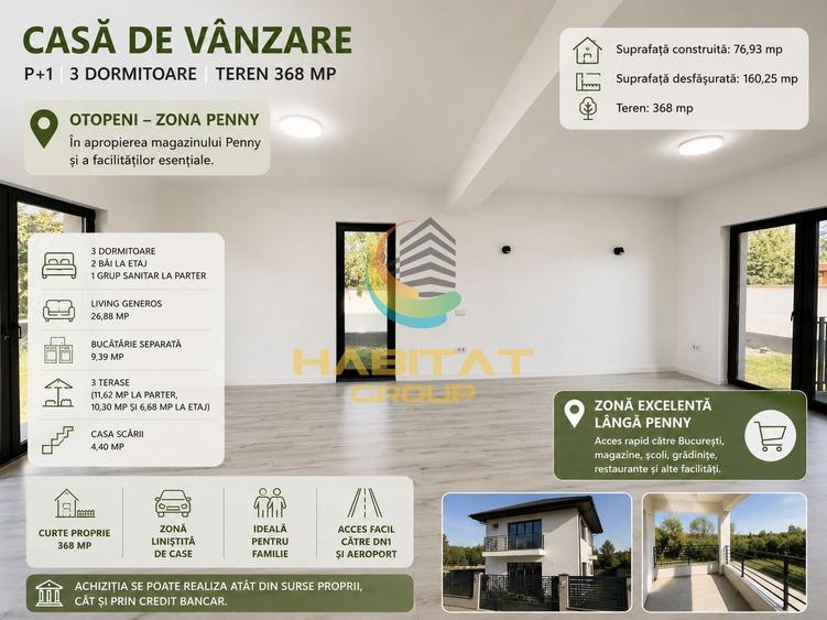 Casă individuală cu 4 camere cu Canalizare în Central