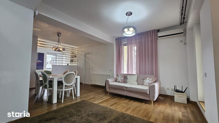 Apartament cu 3 camere decomandat, mobilat în Vatra Luminoasă
