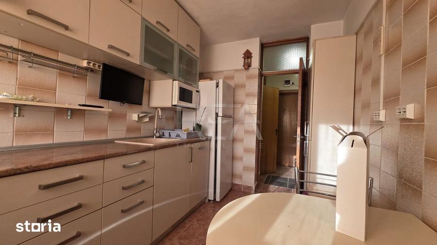 Apartament cu 3 camere decomandat, mobilat în Rahova
