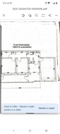 Apartament cu 3 camere decomandat în Siderurgiștilor