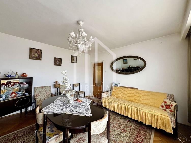 Apartament cu 3 camere, 58mp utili, decomandat, pivnita - str. Ostirii - 7