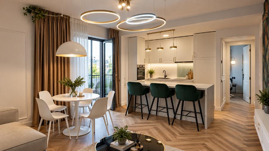 Apartament cu 2 camere semidecomandat în Central